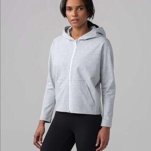Lulu lemon grey minimal hoodie